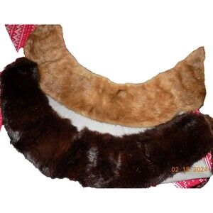 Pair of vintage fur collars